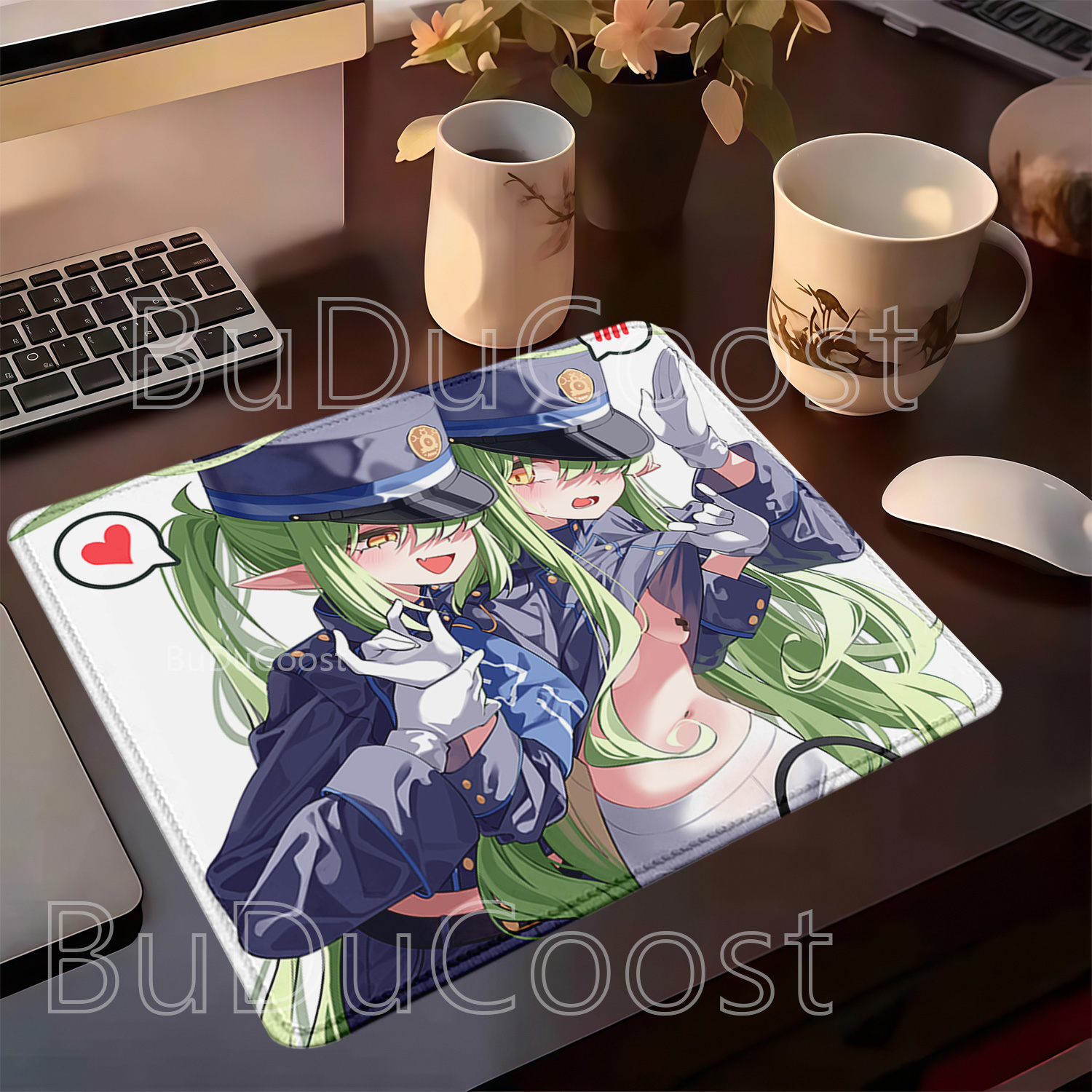 Gaming Keyboard Blue - Tachibana nozomi Tachibana hikari Blue Archive