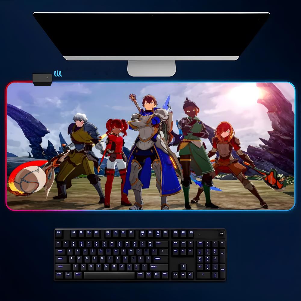 Gaming Keyboard Blue - Blue Protocol Online RPG Mouse Pad