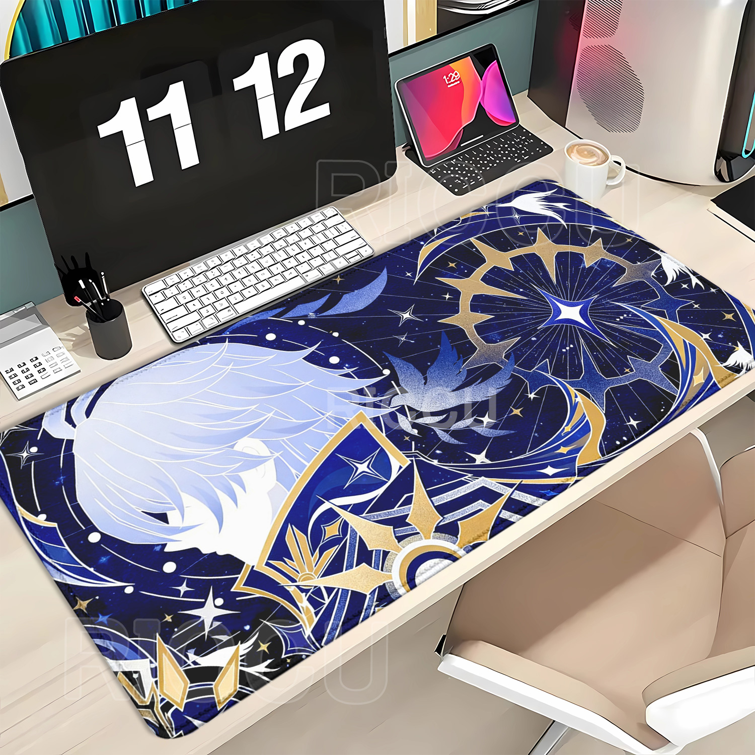 Gaming Keyboard Typewriter - Honkai Star Rail Cyrene Castorice Phainon