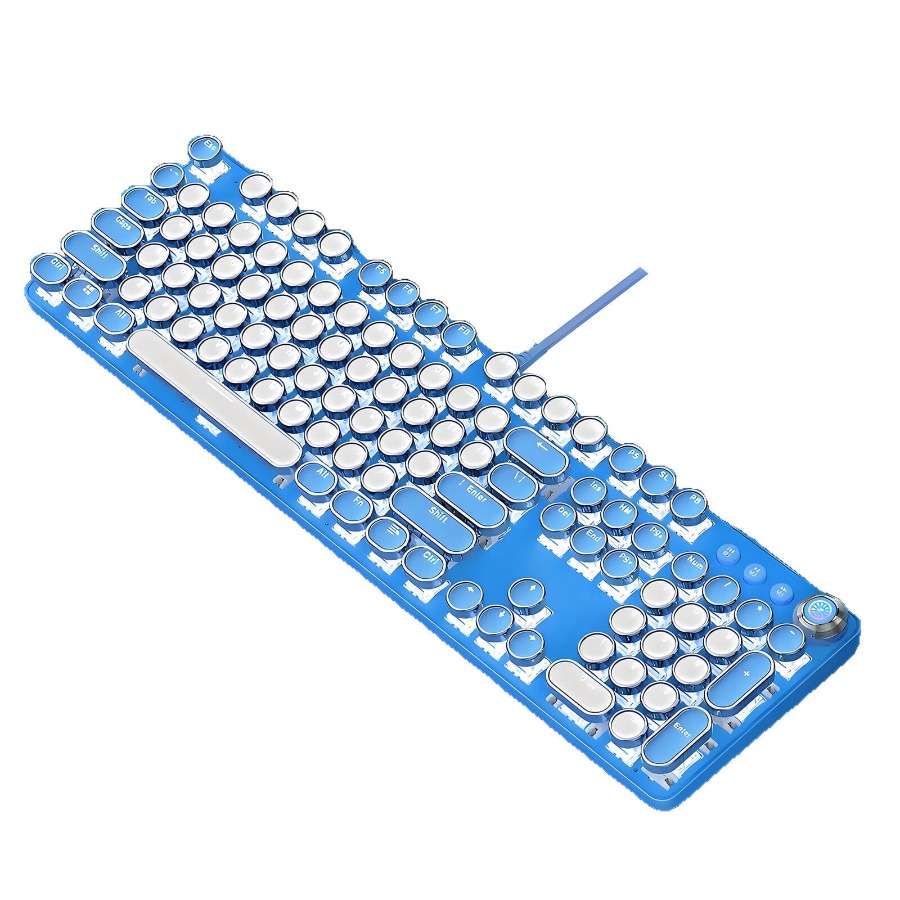 Gaming Keyboard That Is Quiet - 2026 New Retro Keyboard Precision Mechanical
