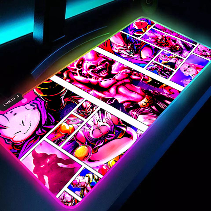 Gaming Keyboard Affordable - RGB Mouse Pad 90x40cm DBZ Dragon