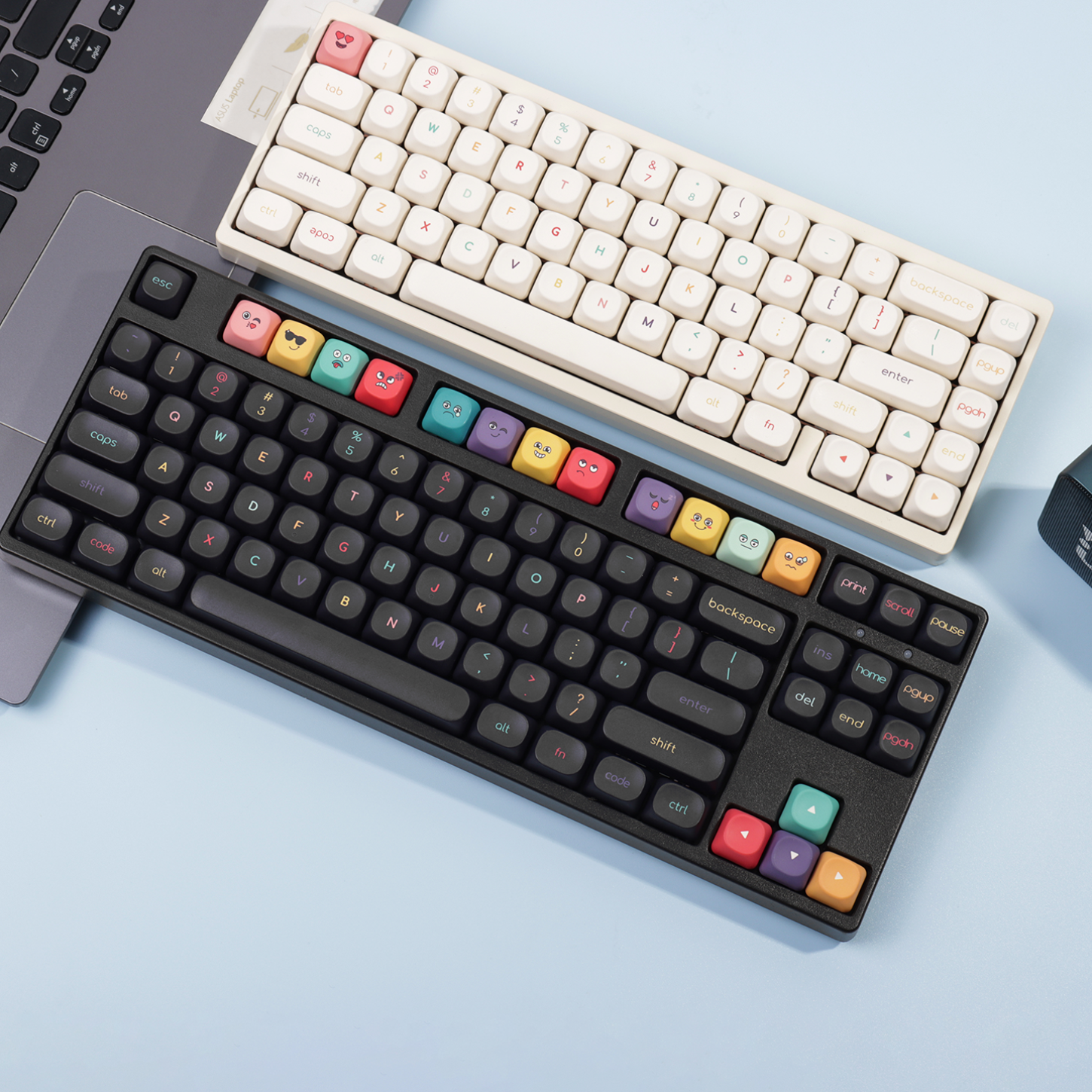 Cartoon, Colored Emoji MOA Key - Gaming Keyboard Emoji ulasan dan harga