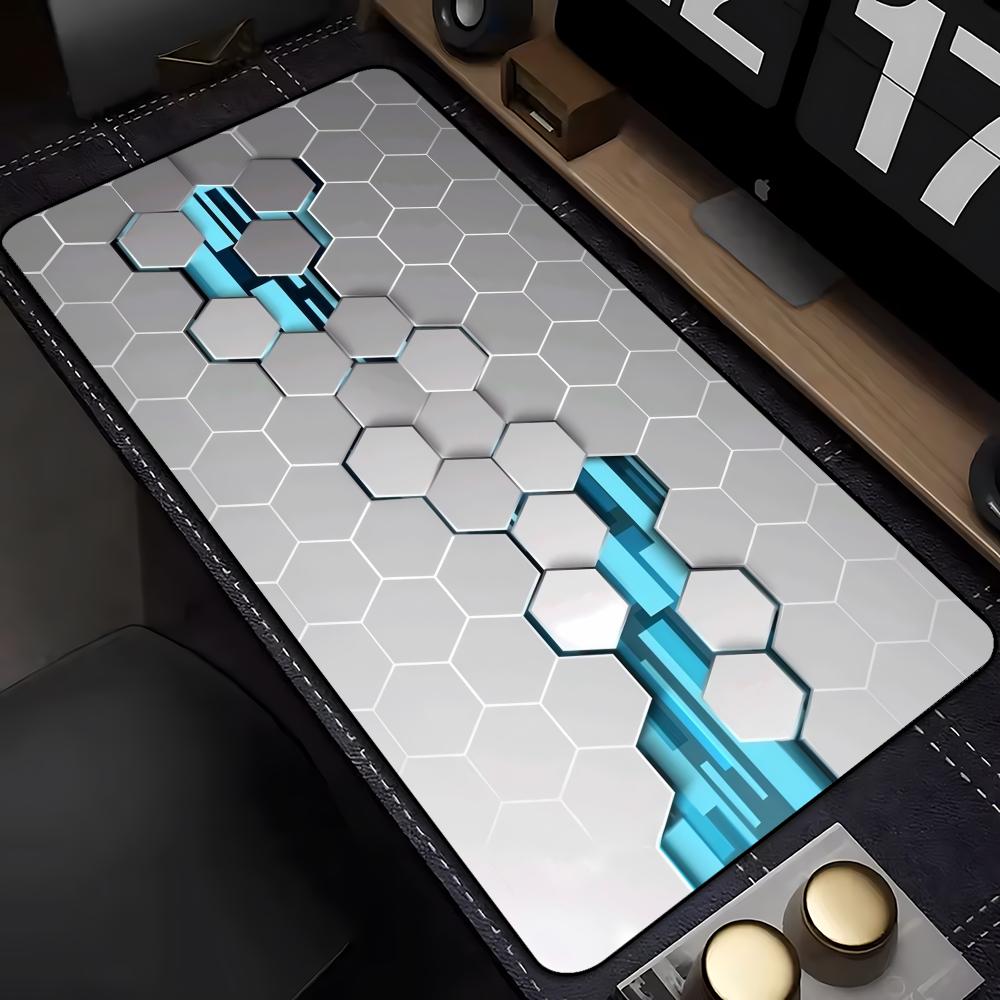 Large XXL Gaming Mouse Pad Des - Gaming Keyboard Blue ulasan dan harga