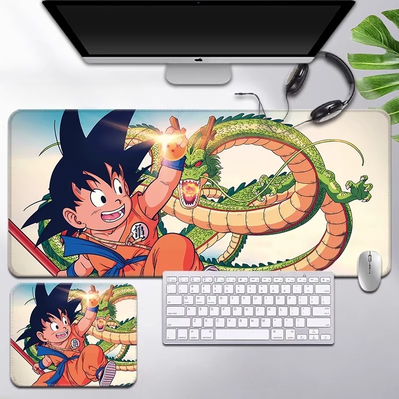 Cartoon HD Print Dragon Ball L - Gaming Keyboard Mouse ulasan dan harga