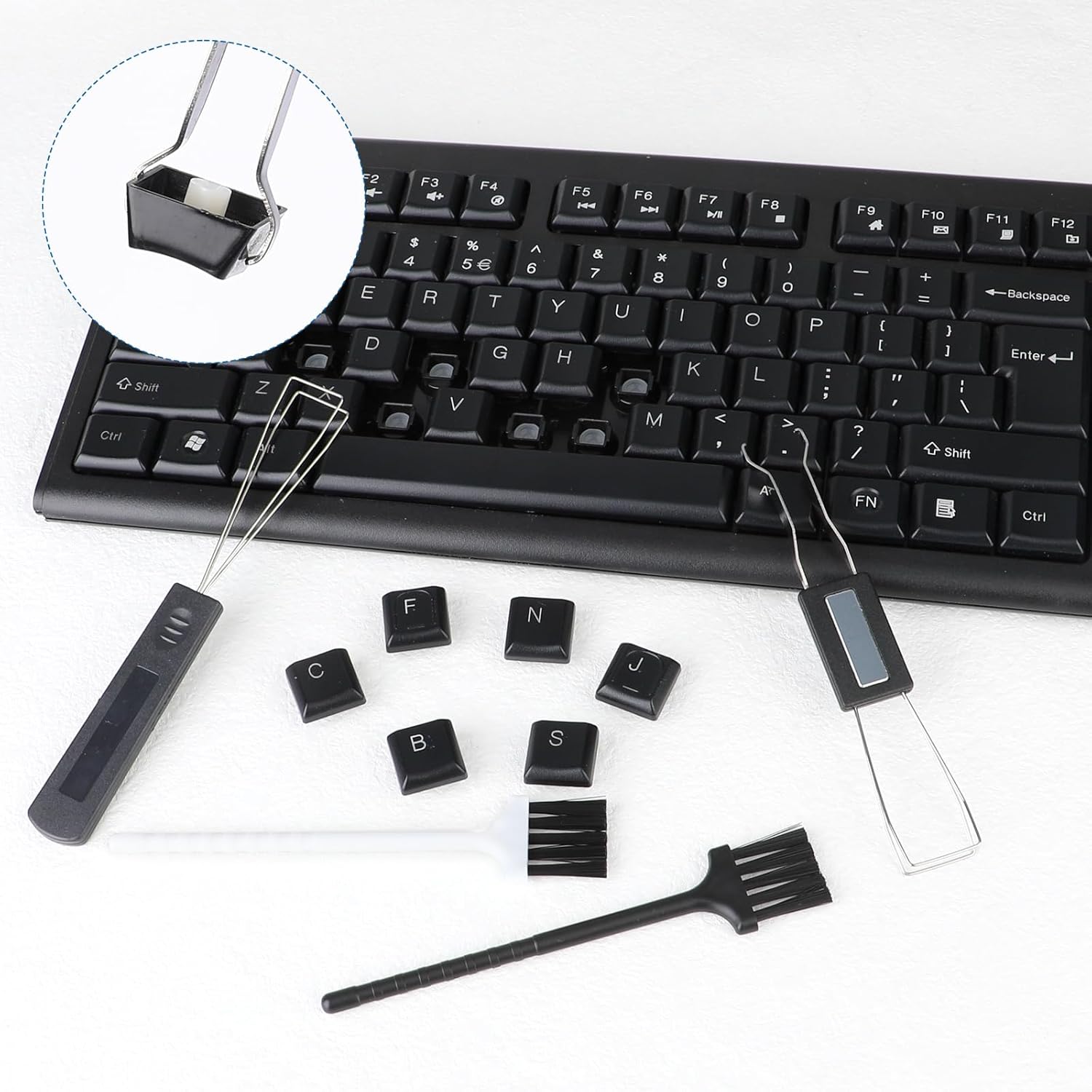 1 set Keycap Remover Tool Set, - Keycap Puller Ring ulasan dan harga