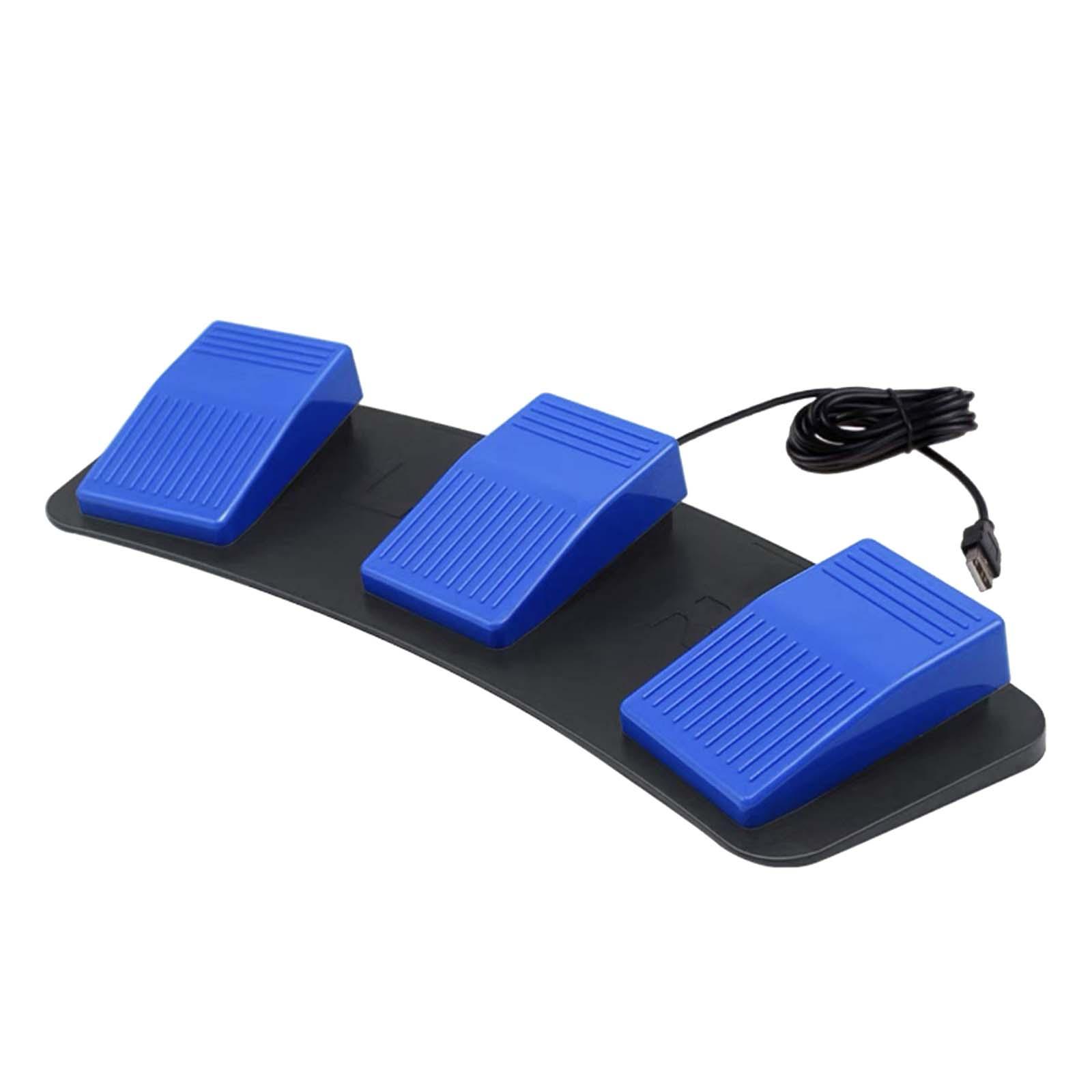 USB Triple Foot Switch Pedals  - Gaming Keyboard Test ulasan dan harga