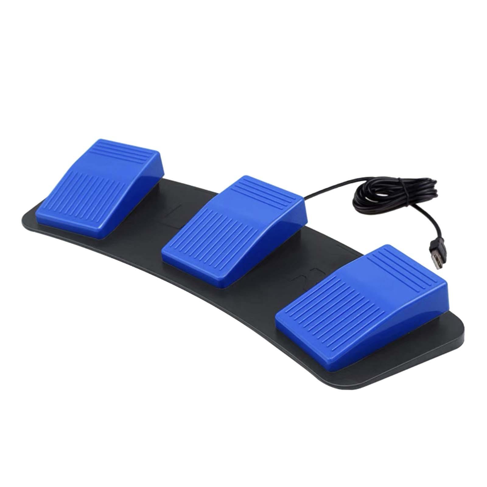 USB Triple Foot Switch Pedals  - Gaming Keyboard Test ulasan dan harga
