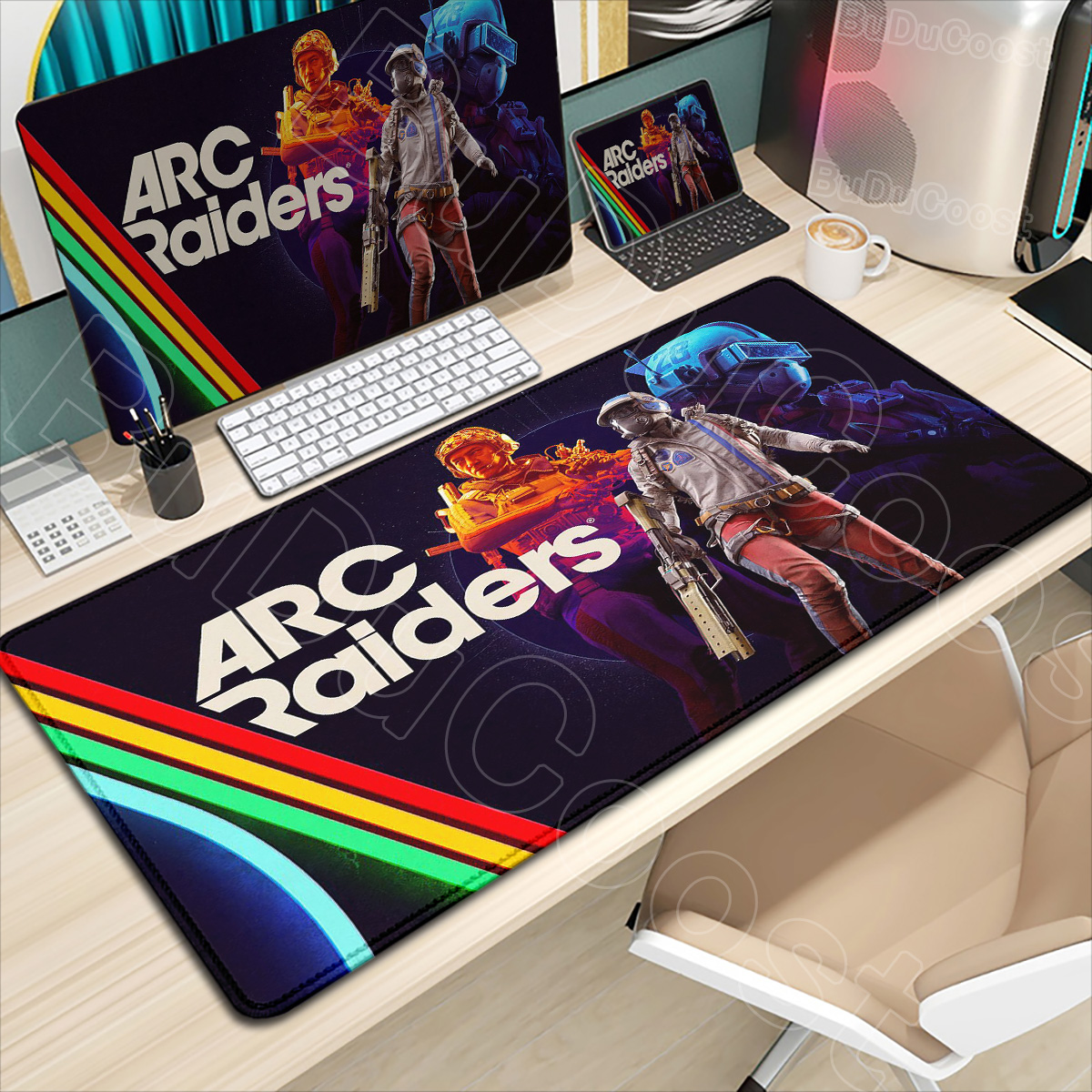 HD Print Anime Game ARC Raider - Gaming Keyboard Typewriter ulasan dan harga