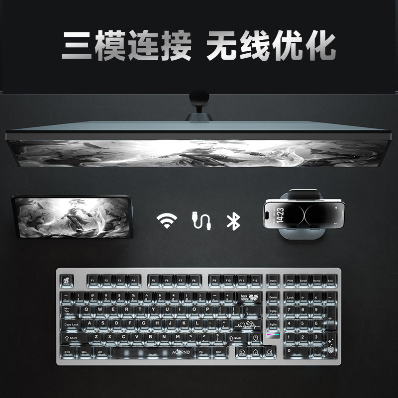 Weika Max102 Aluminum Case Wir - Gaming Keyboard Esports ulasan dan harga