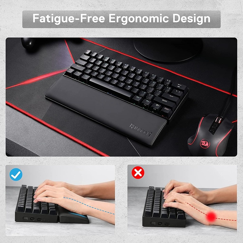Redragon Gaming Keyboard Wrist - Gaming Keyboard Hand ulasan dan harga