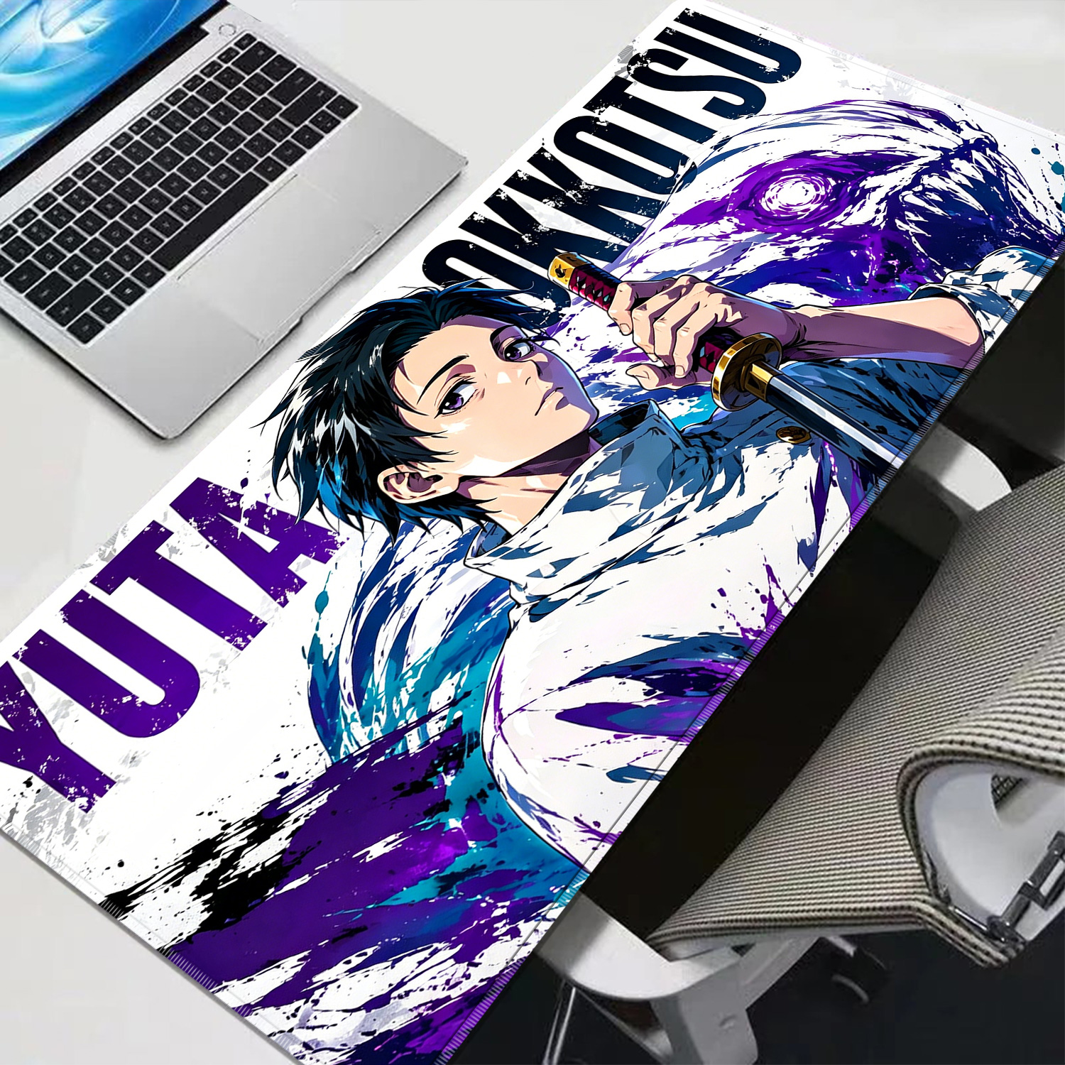 HD Anime Purple Mouse Pads Yut - Gaming Keyboard Affordable ulasan dan harga