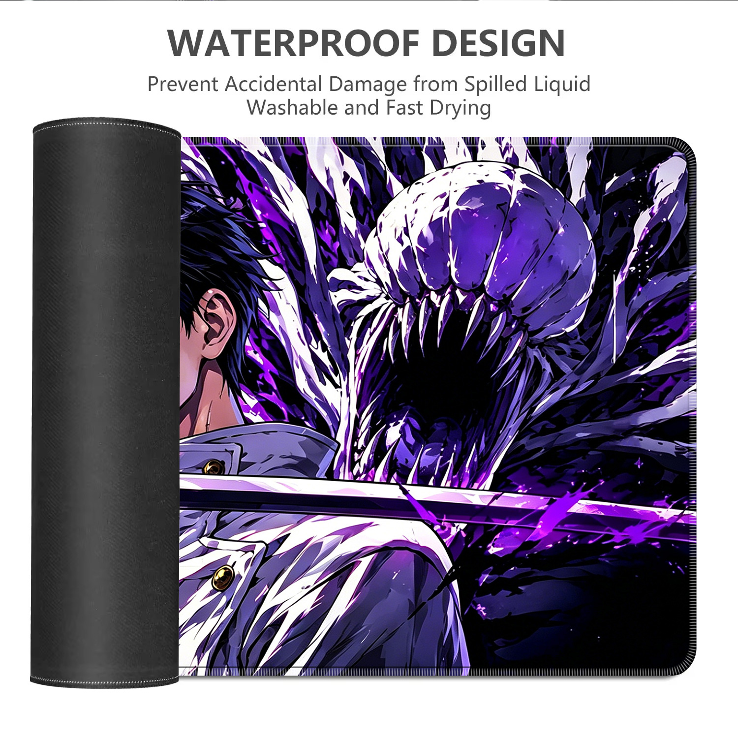 HD Anime Purple Mouse Pads Yut - Gaming Keyboard Affordable ulasan dan harga