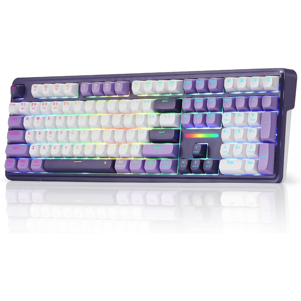Wireless RGB Mechanical Gaming - Gaming Keyboard No Noise ulasan dan harga