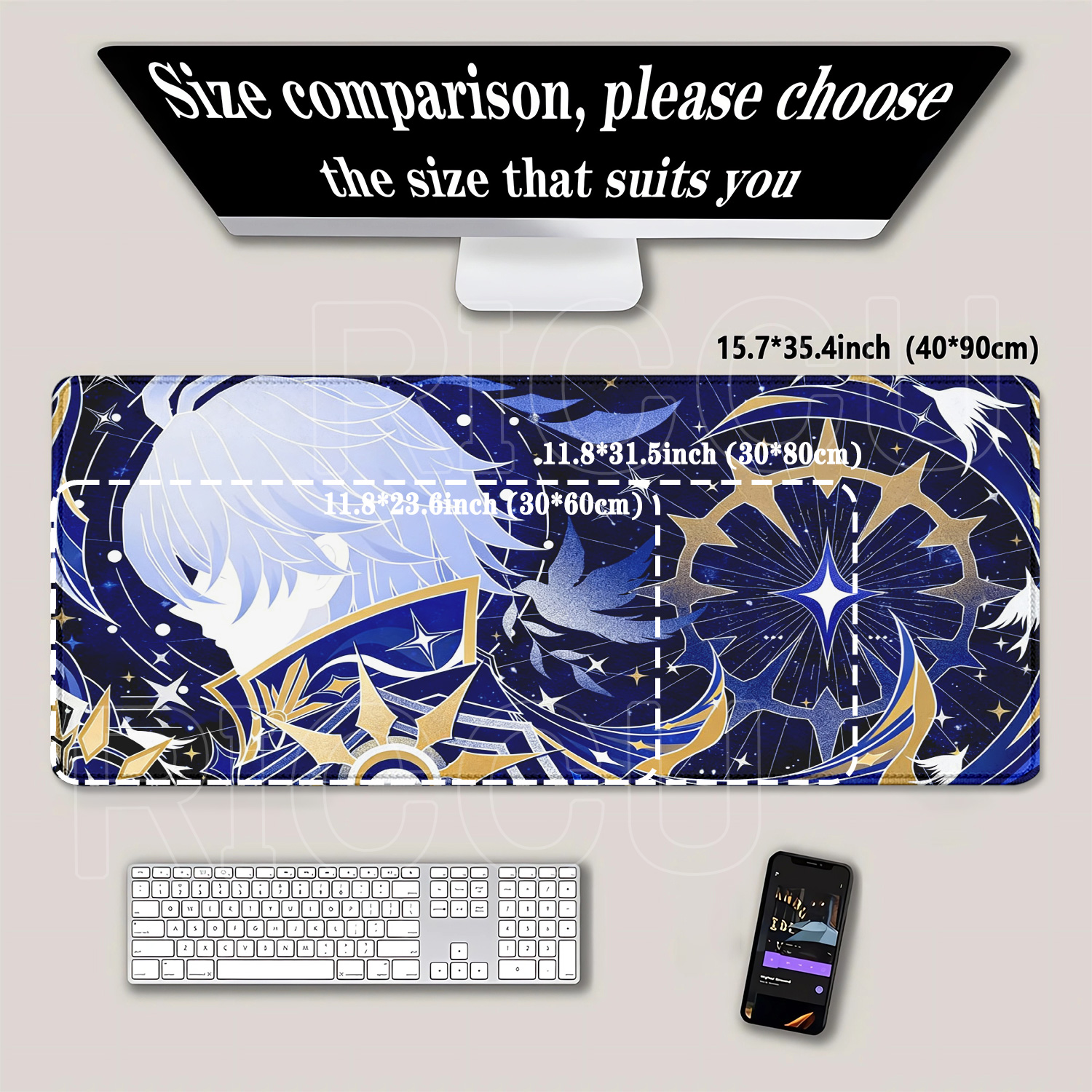 Honkai Star Rail Cyrene Castor - Gaming Keyboard Typewriter ulasan dan harga