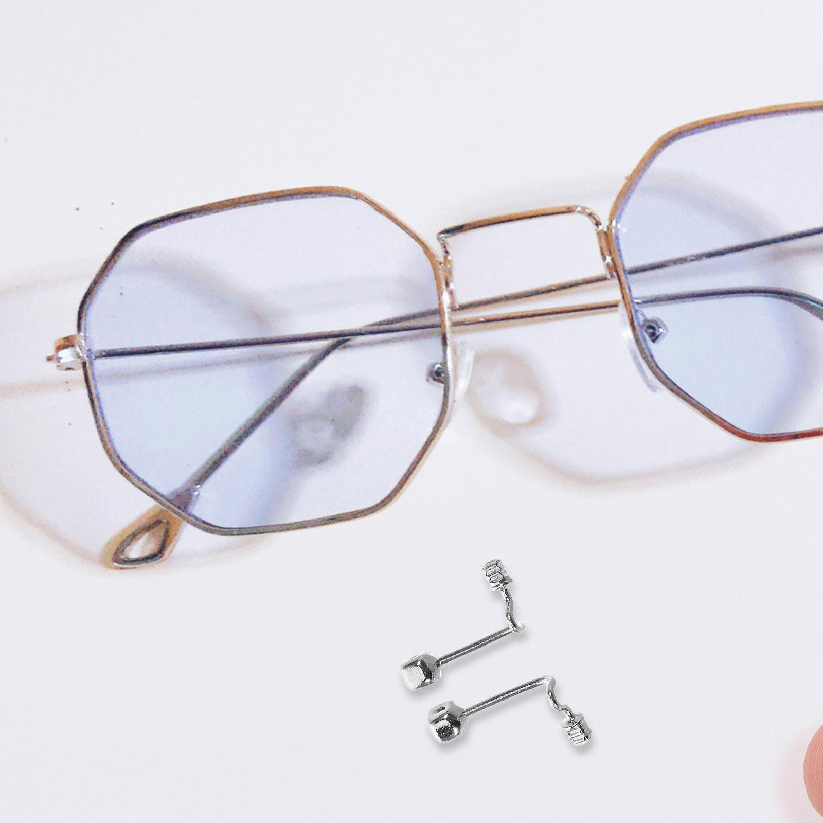 2Pcs Stainless Steel Nose Arm  - Stabilizer Screw In ulasan dan harga
