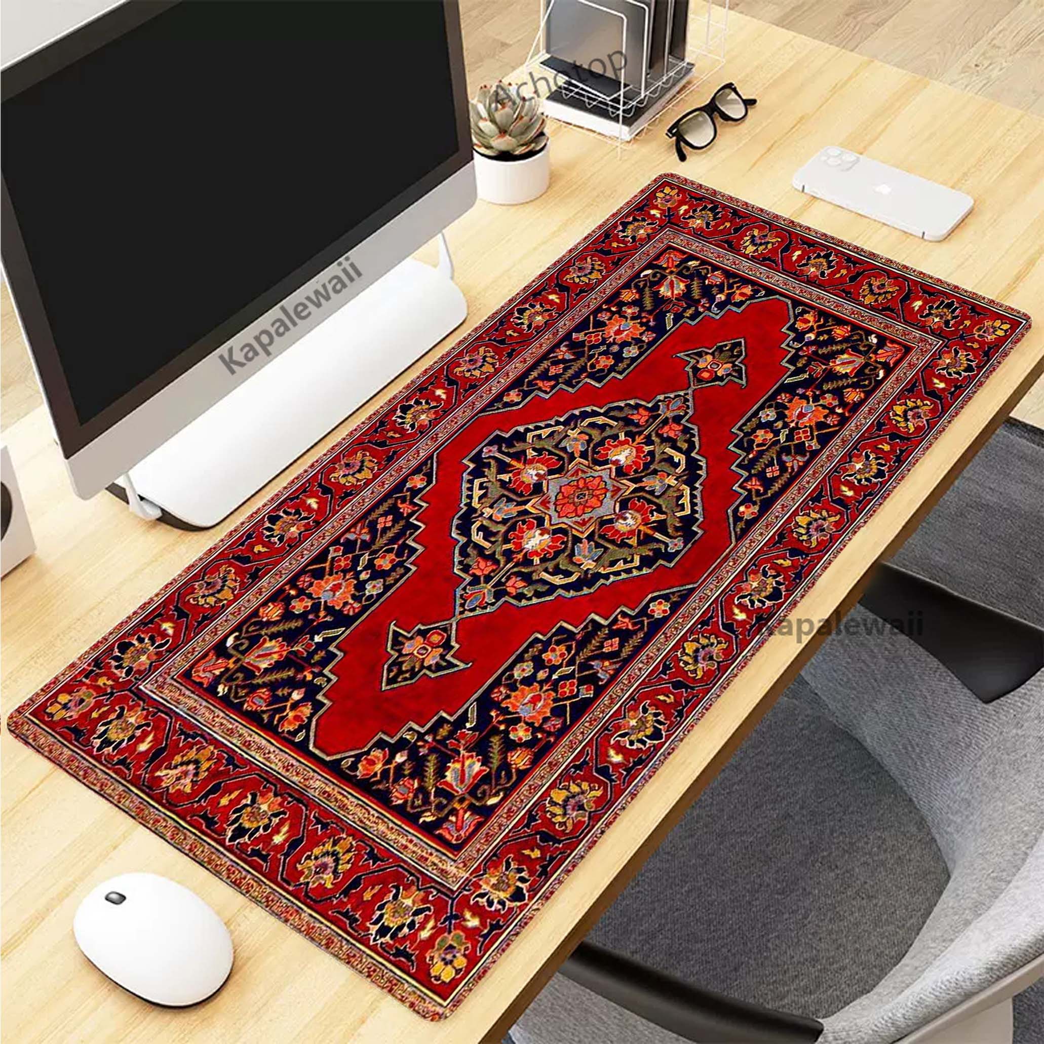 Retro Persian Carpet Mouse Pad - Gaming Keyboard Hand ulasan dan harga