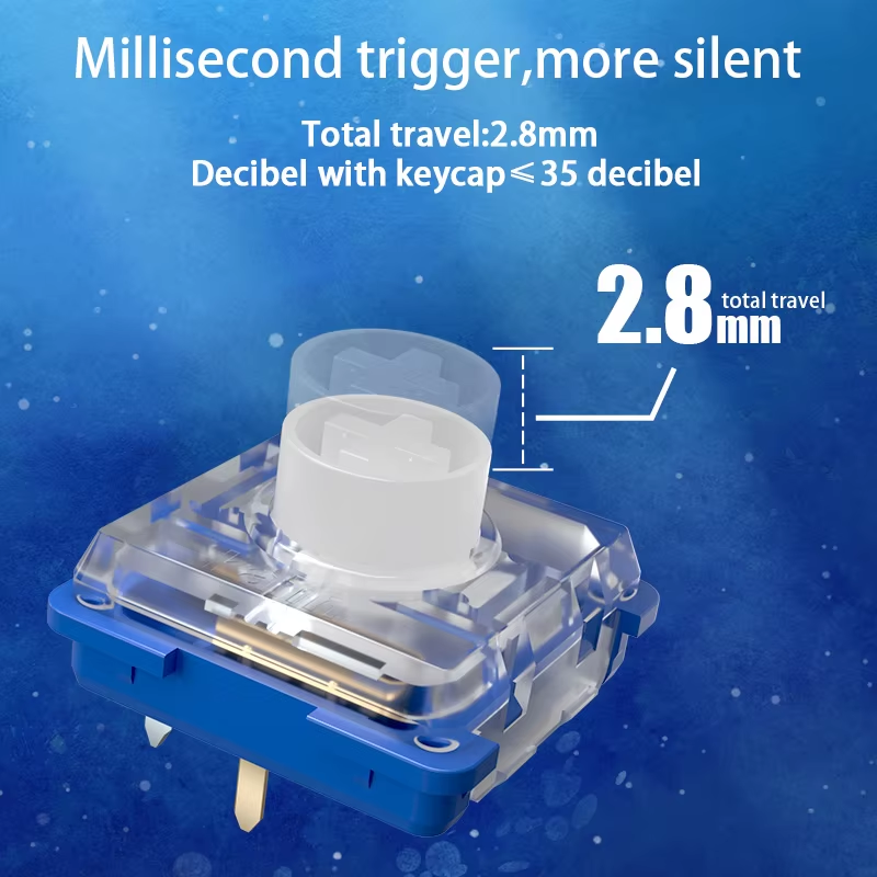 Kailh Deep Sea Silent Mini Hit - Gaming Keyboard Ergo ulasan dan harga