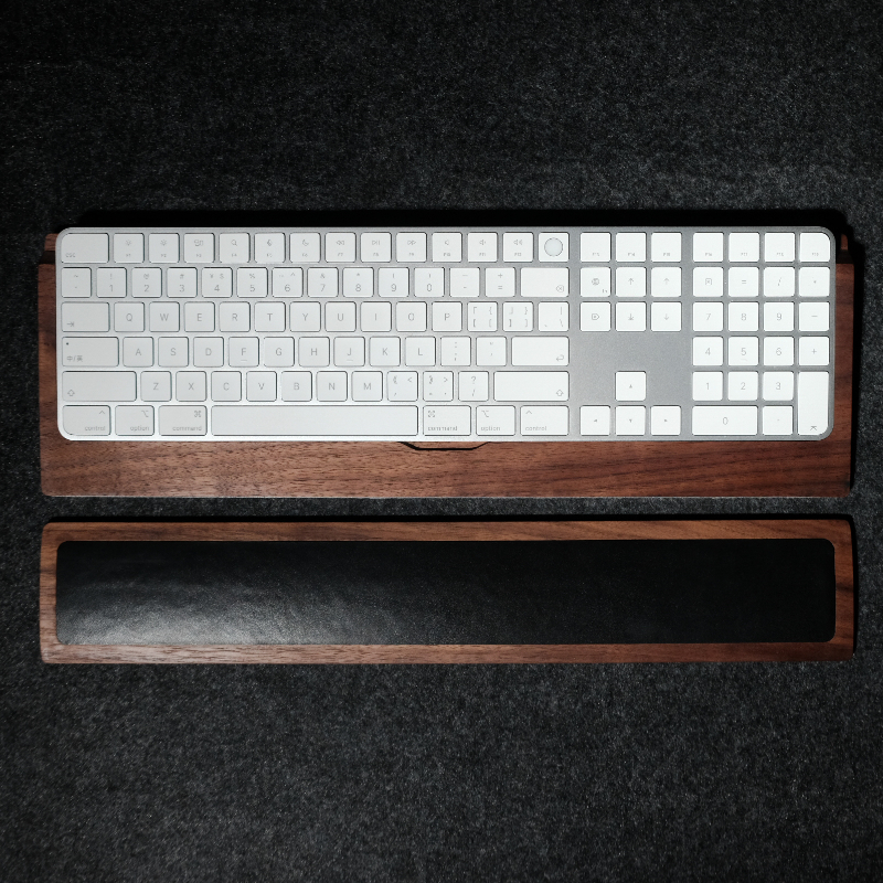 Woody Cowhide Palm Rest for Me - Gaming Keyboard Hand ulasan dan harga