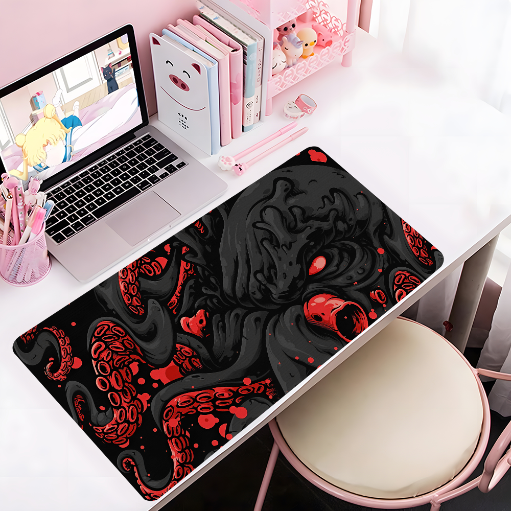 Octopus Monster Mousepad Large - Gaming Keyboard Mouse ulasan dan harga
