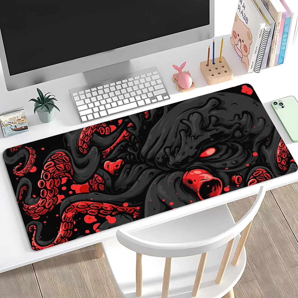 Octopus Monster Mousepad Large - Gaming Keyboard Mouse ulasan dan harga