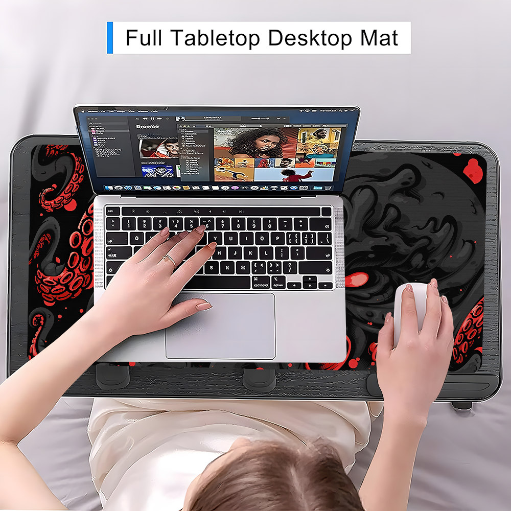 Octopus Monster Mousepad Large - Gaming Keyboard Mouse ulasan dan harga