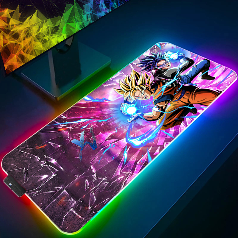 LED Mouse pad Dragon Ball Comp - Gaming Keyboard Esports ulasan dan harga