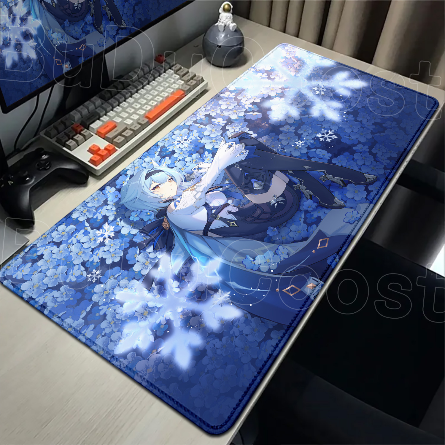 Large rubber Mouse pad HD prin - Gaming Keyboard Typewriter ulasan dan harga
