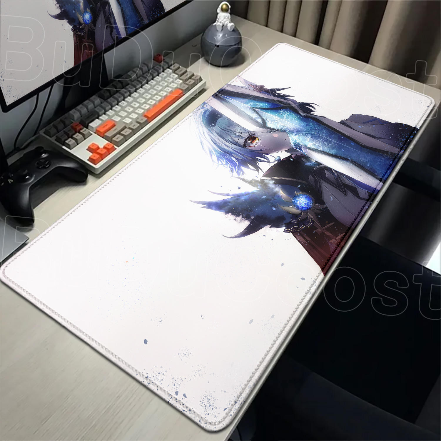Large rubber Mouse pad HD prin - Gaming Keyboard Typewriter ulasan dan harga