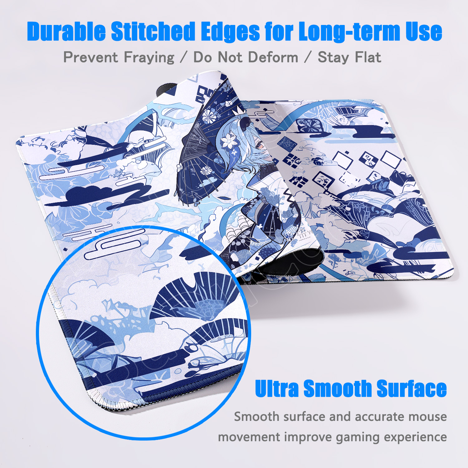 Large rubber Mouse pad HD prin - Gaming Keyboard Typewriter ulasan dan harga