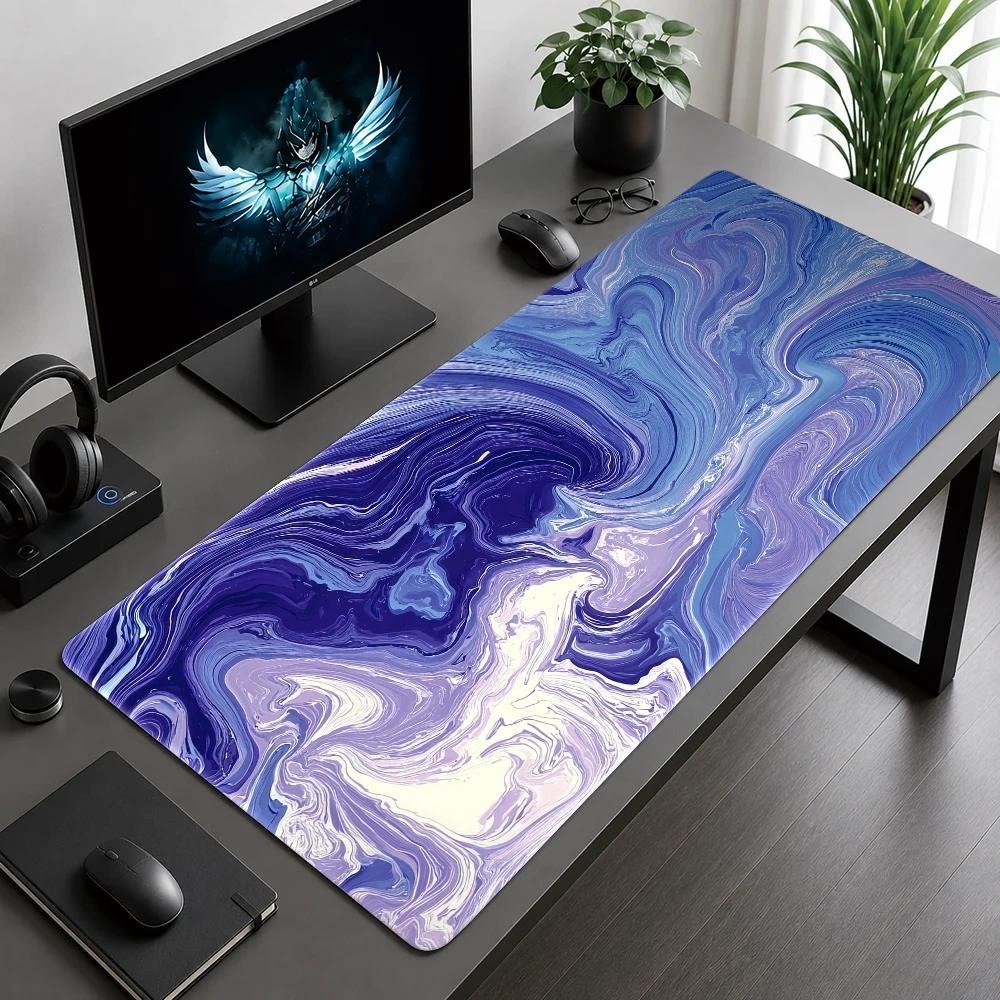 Creative Blue-Purple Fluid Art - Gaming Keyboard Blue ulasan dan harga