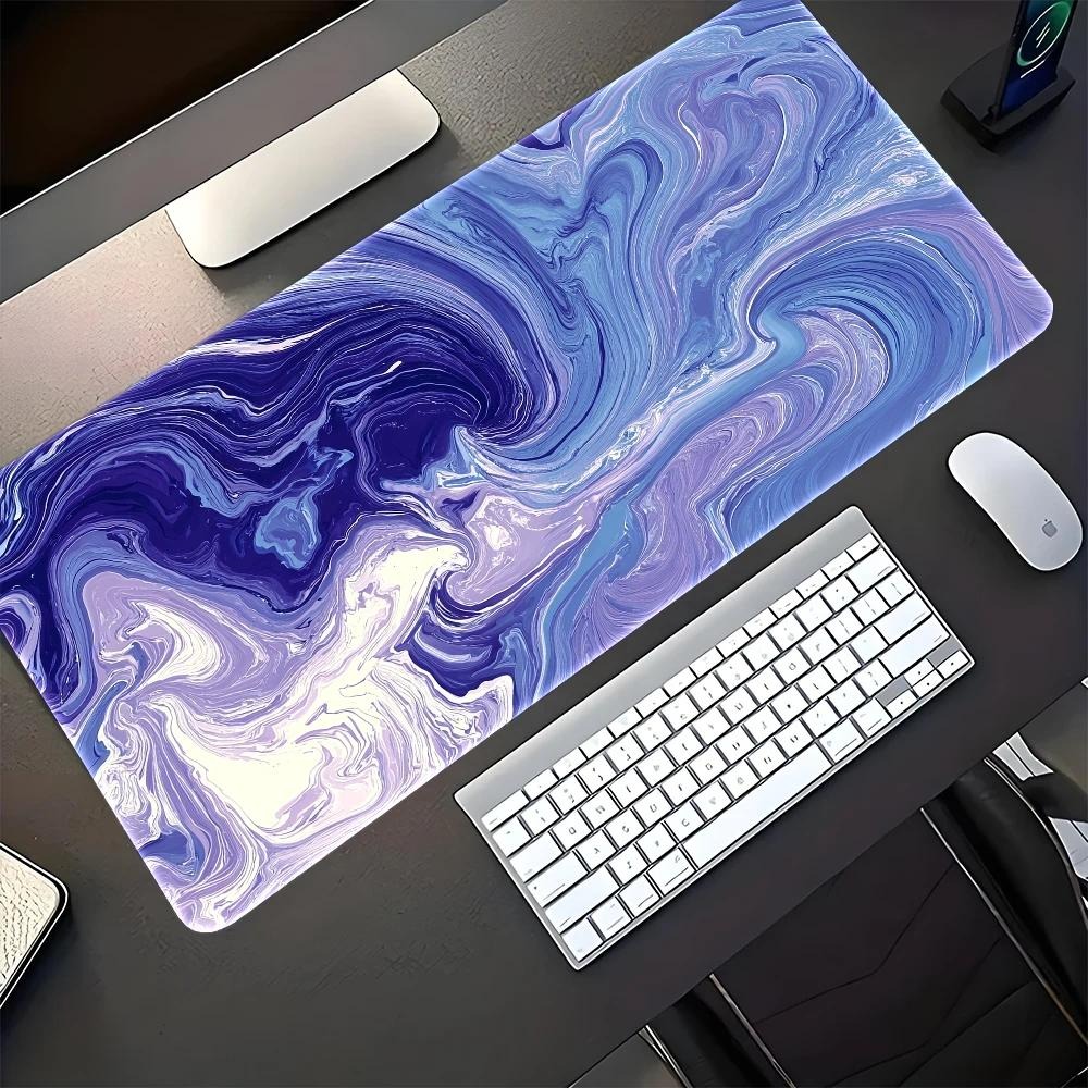 Creative Blue-Purple Fluid Art - Gaming Keyboard Blue ulasan dan harga