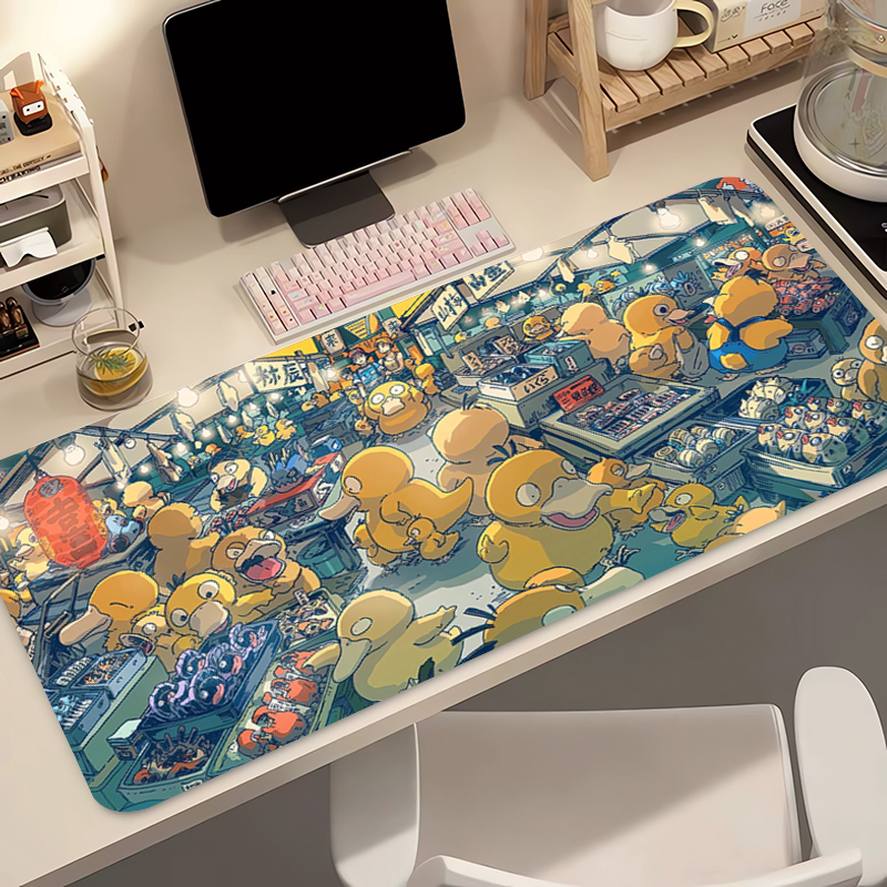 Natural Rubber Mouse Pad Pokem - Gaming Keyboard Typewriter ulasan dan harga