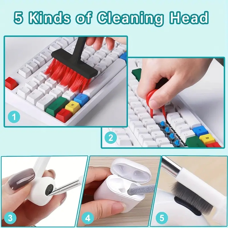 5 In 1 Multifunctional Earphon - Keycap Puller Ring ulasan dan harga