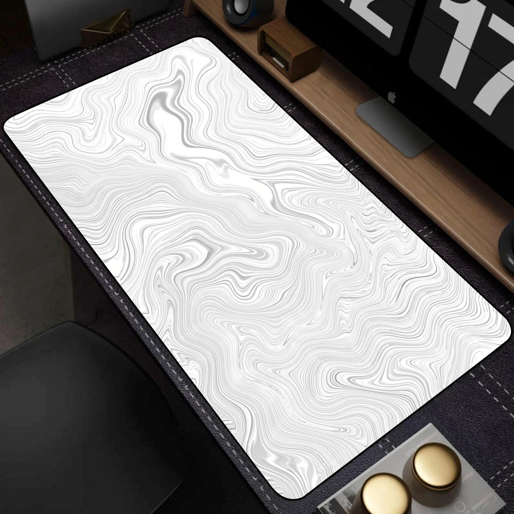 Large Black and White Art Mous - Gaming Keyboard Hand ulasan dan harga