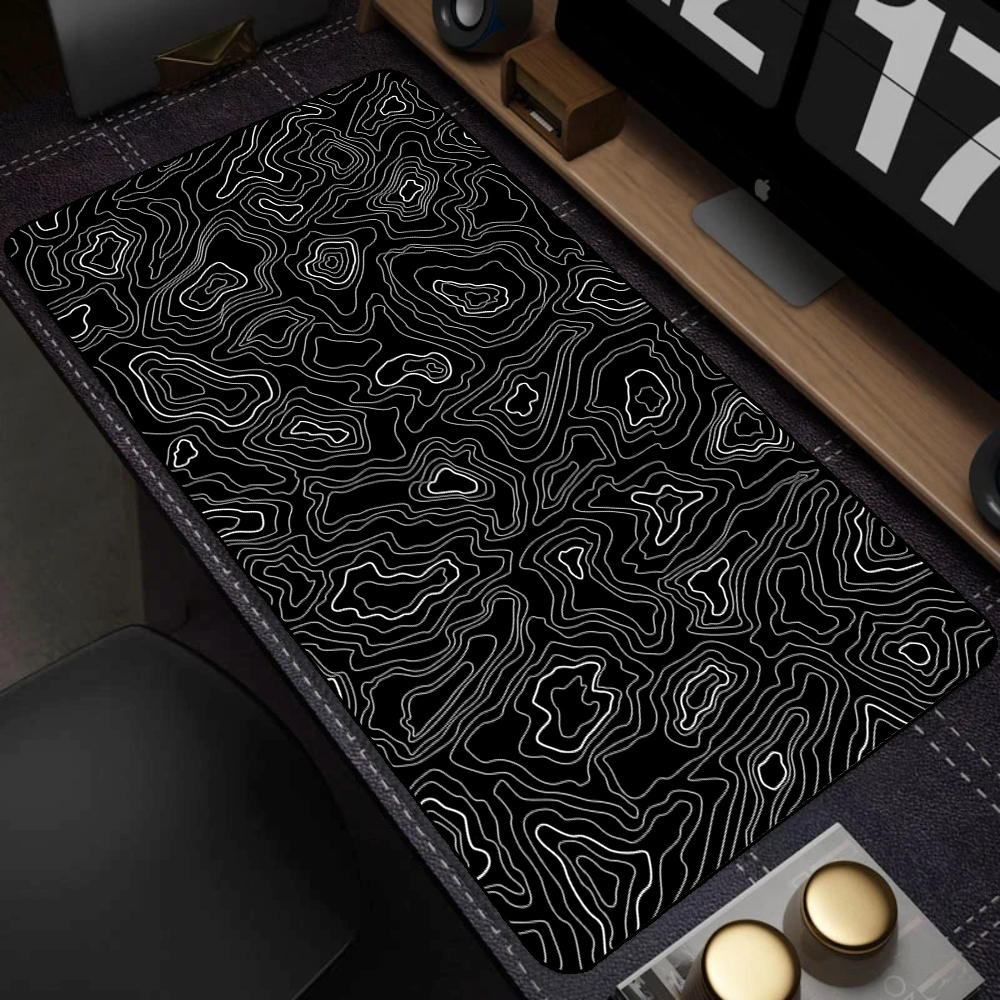 Large Black and White Art Mous - Gaming Keyboard Hand ulasan dan harga