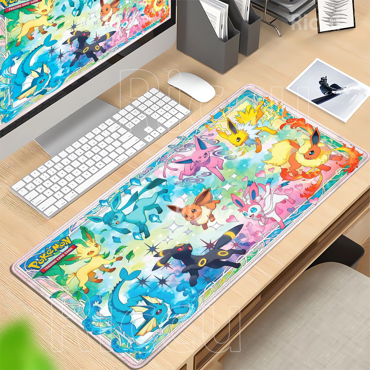 XXL Eevee pokemon gaming Anime - Gaming Keyboard Typewriter ulasan dan harga