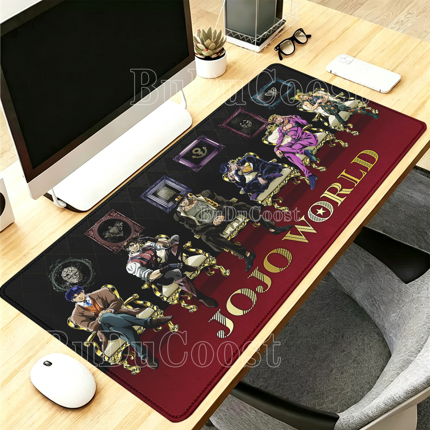 Anime Jojo Bizarre Adventure M - Gaming Keyboard Typewriter ulasan dan harga