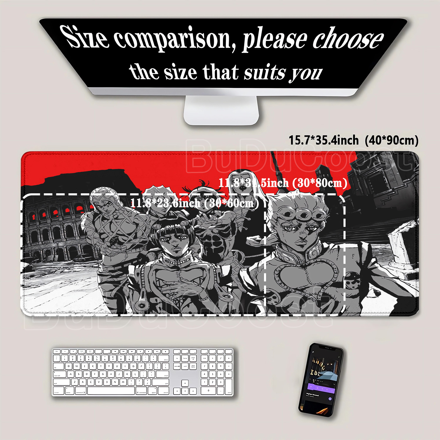Anime Jojo Bizarre Adventure M - Gaming Keyboard Typewriter ulasan dan harga