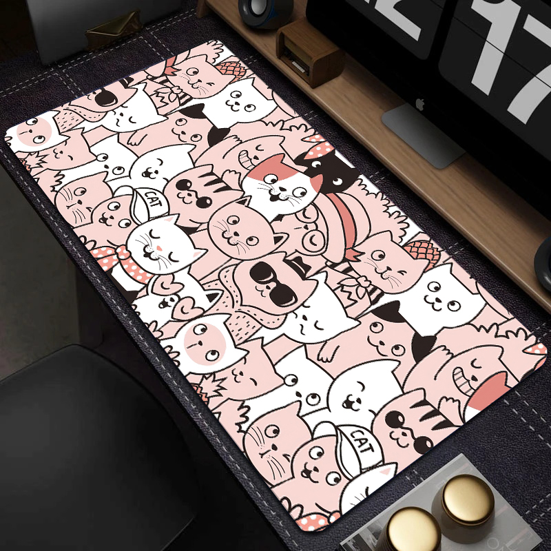 Cute Cat Mouse Pad Gaming Mous - Gaming Keyboard Mouse ulasan dan harga